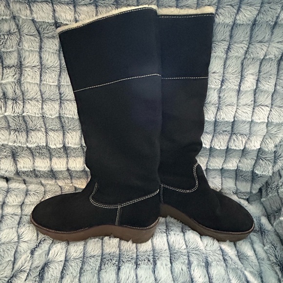 Kors made in Italy suede knee high boots 10 - Picture 2 of 7